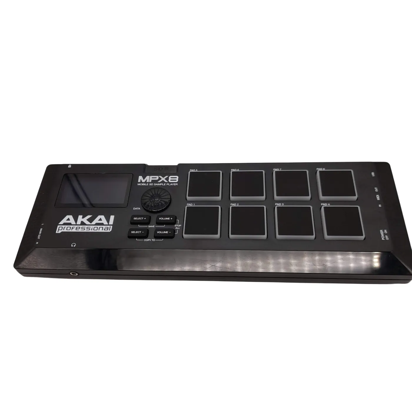 AKAI MPX8 SD Sample Pad Controller+Leads (WL 1414259)