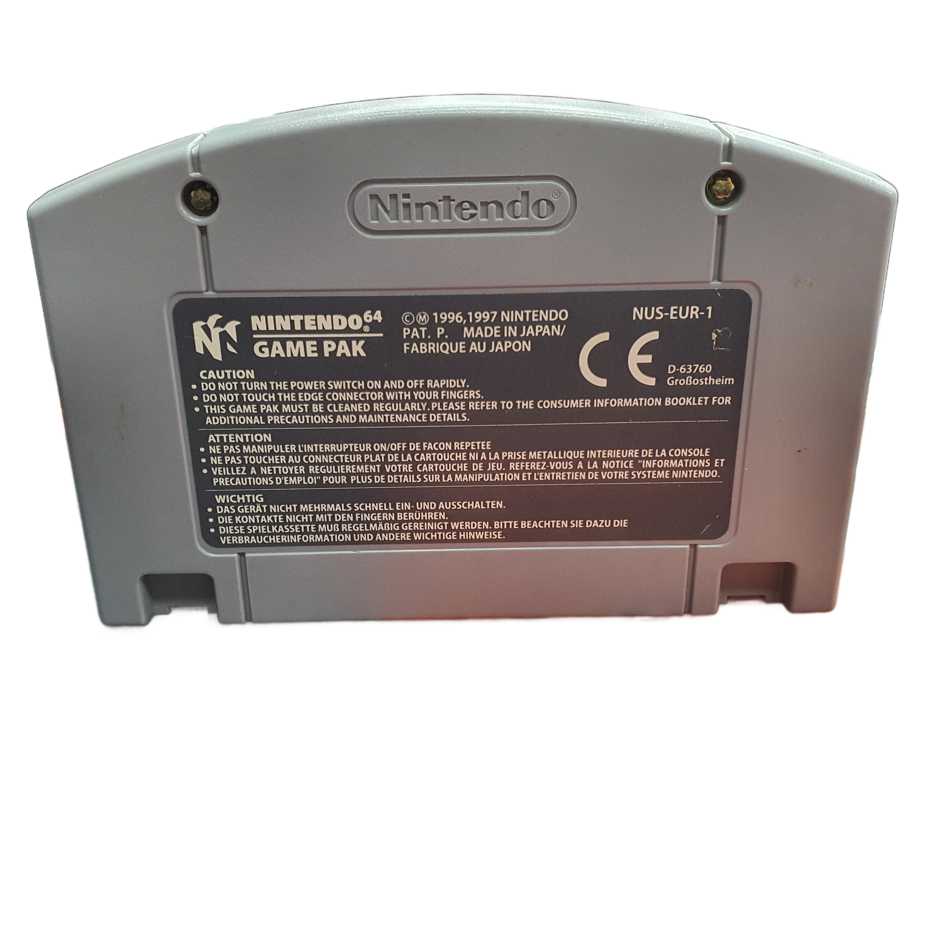 Nintendo 64 F-1 World Grand Prix (MR) (USED)