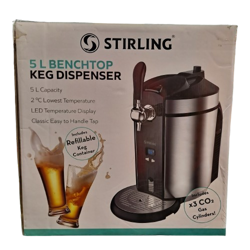 Stirling Keg Dispenser 576463 New In The Box