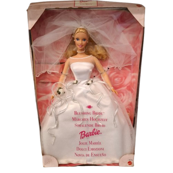 Mattel Barbie Blushing Bride Doll (JN)