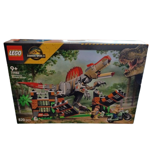 Lego Jurassic World Spinosaurus Dinosaur Escape 77982 ( LE )
