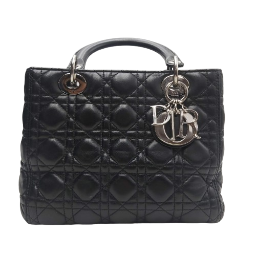 Dior Handbag Medium Lady With Long Shoulder Strap And Dustcover * Local Pickup Only *