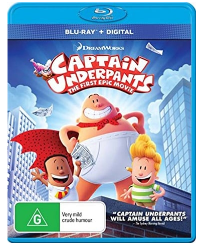 Captain Underpants The First Epic Movie Blu Ray – (CP-1234010)