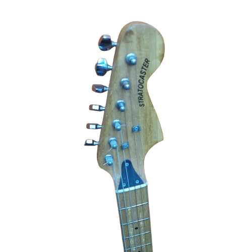 Stratocaster Electric Guitar Black With Soft Case  (MR)