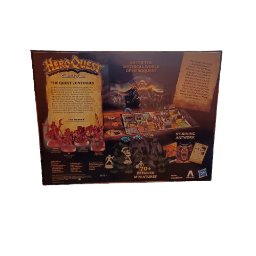 Hero Quest  Game System High Adventure in a World of Magic Board Game ( LE )