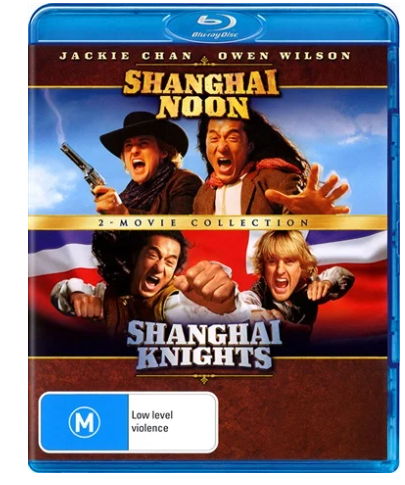 Shanghai Noon & Shanghai Knights 2- Movie Collection Blu Ray Very Good Condition