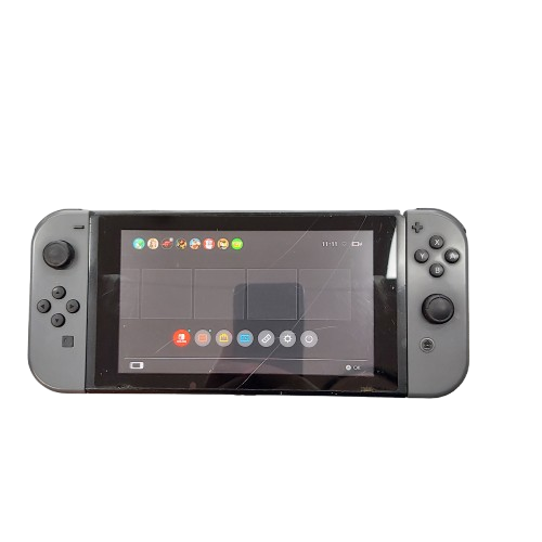 Nintendo Switch HAC-001 Portable Gaming Console + Dock + Charger *Scratches On Screen & Missing Back Stand* (WR 1357254)
