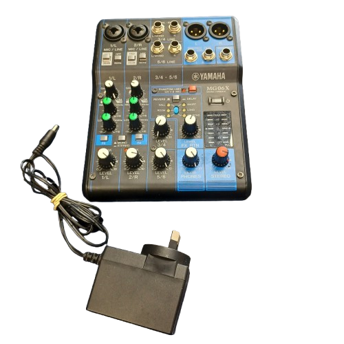 Yamaha mg06x 6 Channel Mixer with Effects (LE)