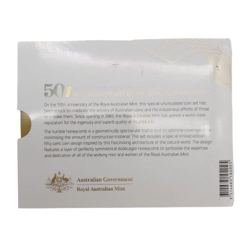 2015 Six Coin Uncirculated Set 50th Anniversary Of The Royal Australian Mint