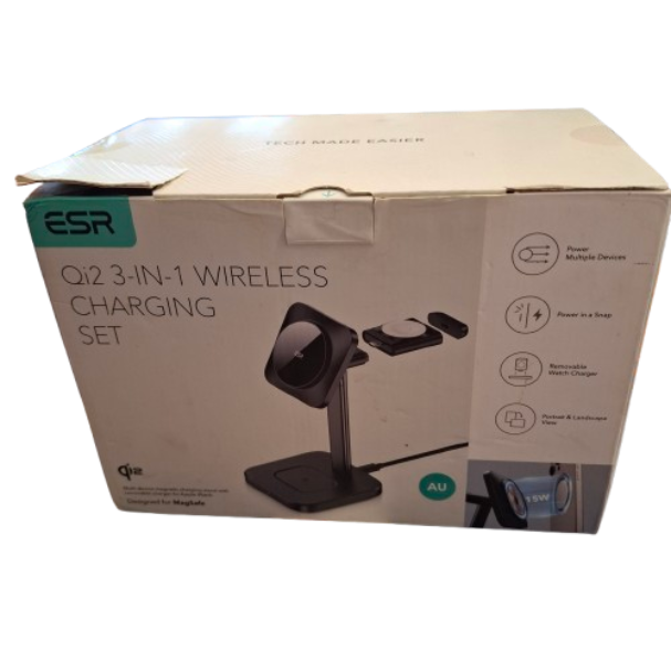 ESR Q12 Wireless Charger Black (JN) (AS NEW)