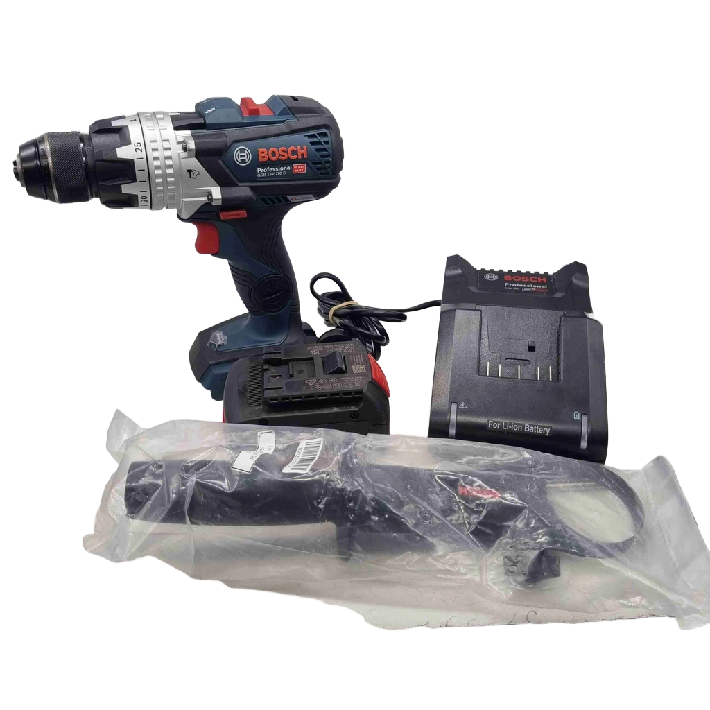 Bosch GSB 18V-110C 18V Brushless Hammer Drill Driver Blue With 5.0Ah Battery And Charger (WR 1435417)