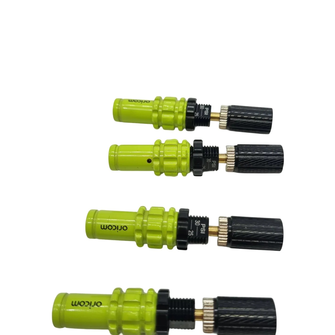 Oricom Tyre Deflators Green 4 Pack PSI With Black Case (WR 1422948)