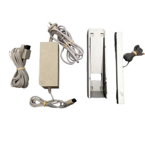 Nintendo Wii RVL-001 Console Black with Controller, Cables and Sensor Bar (LN)