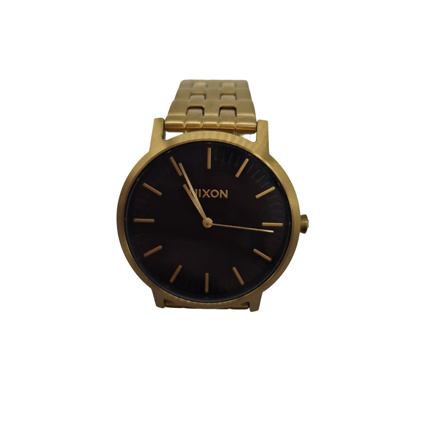 Nixon Porter Gold Stainless Steel Watch (A1057-1031-00) (WR 1406884)