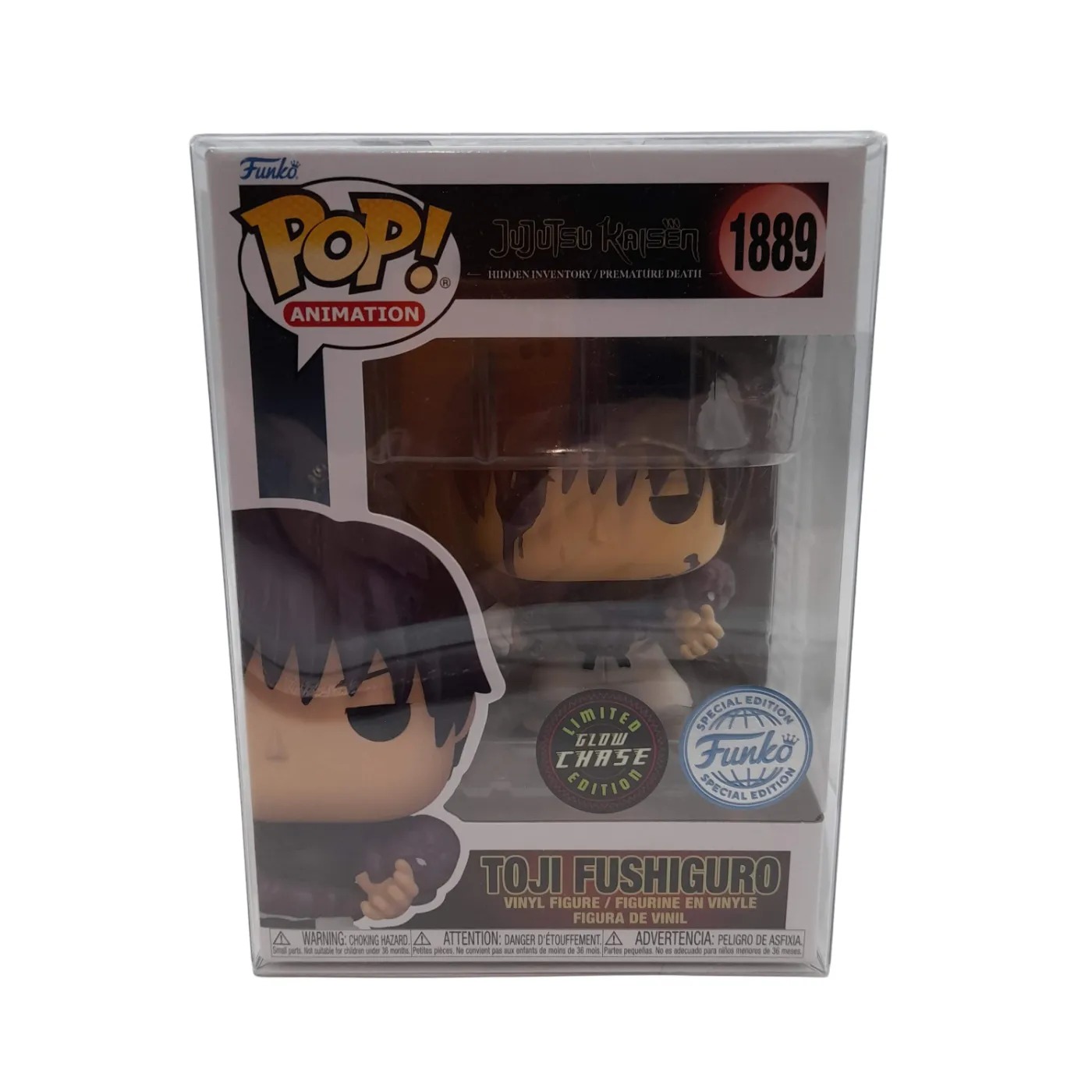 Funko Pop! Jujutsu Kaisen Toji Fushiguro 1889 Glow Chase Edition (WL 1410378﻿)