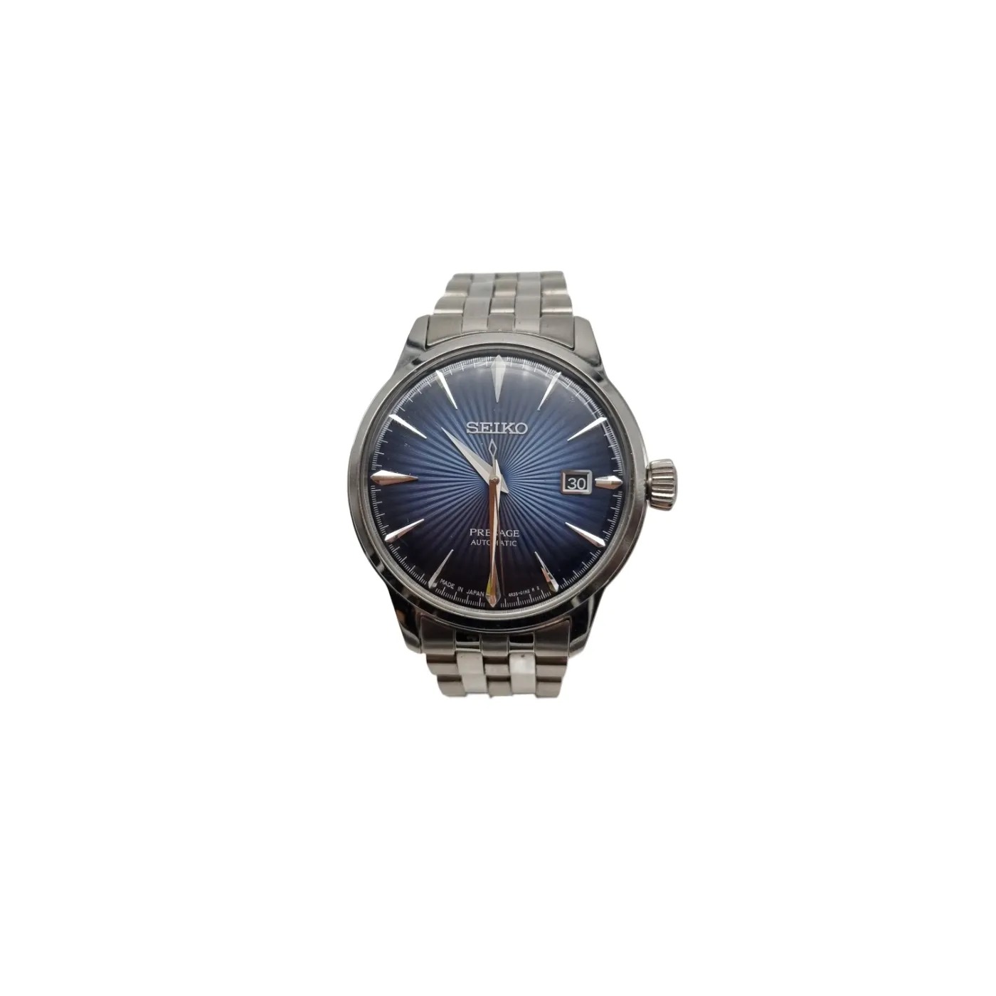 Seiko Presage Cocktail Time SRPB41J1 Men’s Automatic Watch with Blue Dial With Box and Spare Links (WR1405250)