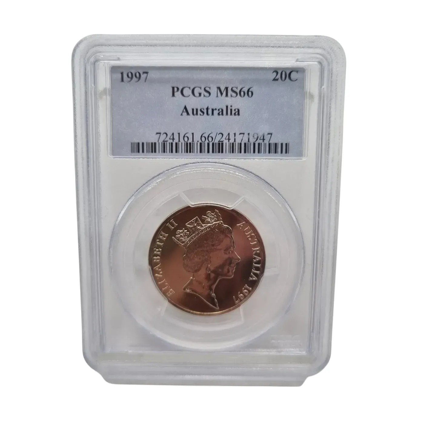 PCGS MS66 Coin 1997 20C (WR1366557)