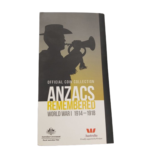 Anzac Remembered World War 1 1914-1918 Official Coin Collection – 14 Piece