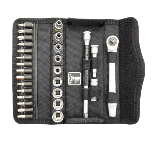 WERA 8100 SA 8 Zyklop Metal Ratchet Set w/ Switch Lever 1/4″ Drive Metric – 28 Piece (JN)