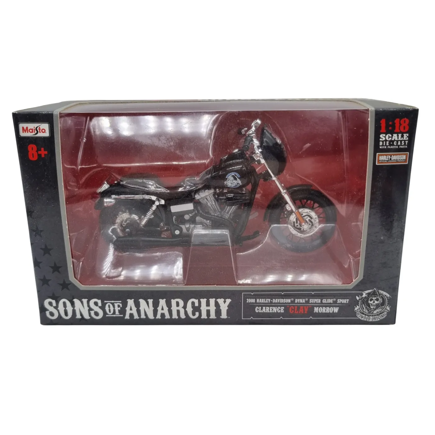 Maisto Sons of Anarchy 1:18 Model Car – Clarence “Clay” Morrow (WR1364642)