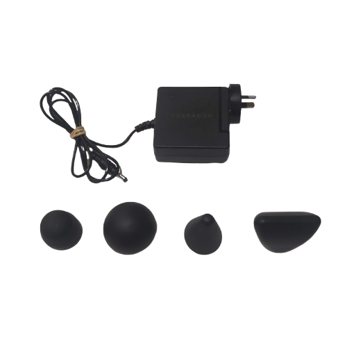 Theragun Elite Handheld Percussive Massager (Black) – QuietForce Technology, 5 Attachments
