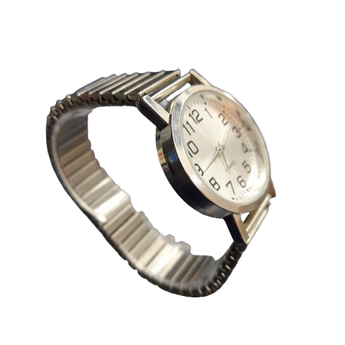 Generic Ladies Stainless Steel Watch with Stretch Band No Accessories (MR)