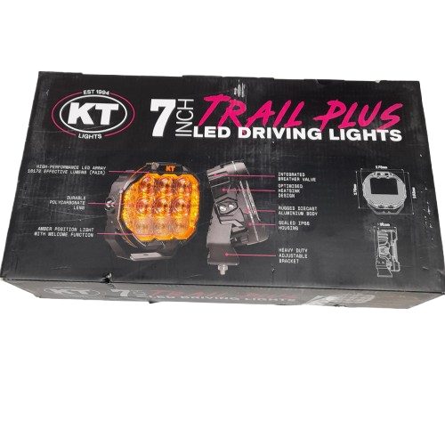 KT Driving Light Black 7 Inch (LN)