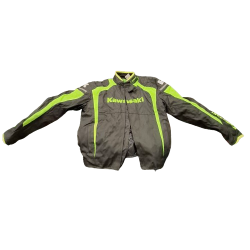 Kawasaki Motorbike Jacket And Pants XXXL Black And Green (1397940) (JN)
