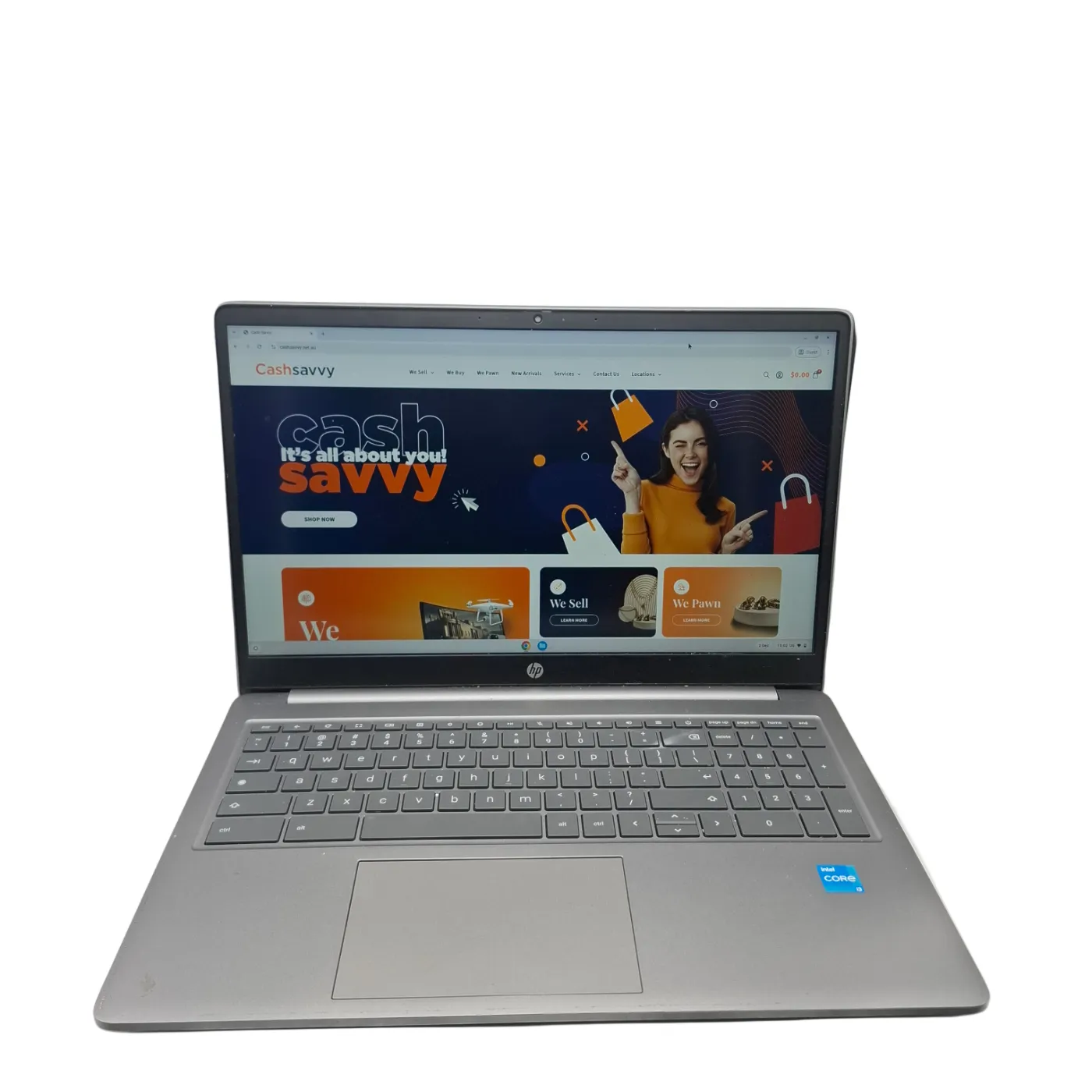HP Chromebook 15A-NB0009TU + Bag + Charger (WR)