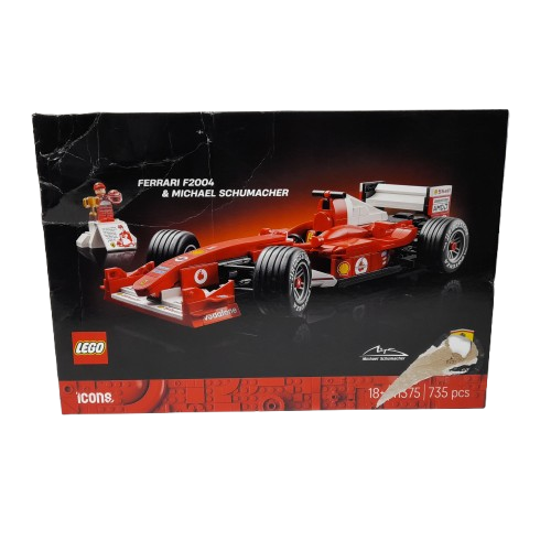 LEGO 11375 Icons Ferrari F2004 and Michael Schumacher *Box Damaged* (LN)