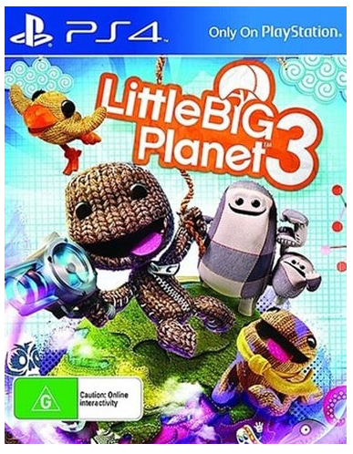 Little Big Planet 3 Playstation 4 Game Very Good Condition No Manual (CP)