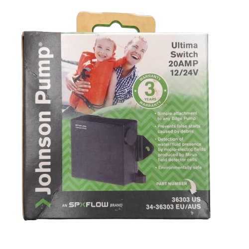 Johnson Pump Ultima Bilge Pump Switch 12/24V 20A (LN)