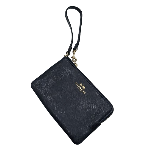 Coach Wristlet In Navy Blue – Good Condition (CP)