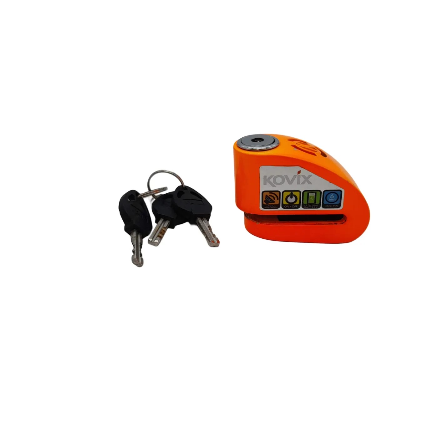 Kovix Bike Lock Orange/Black with 3 Keys (WL)