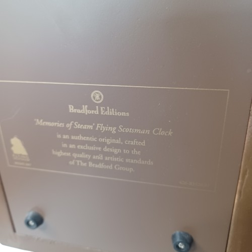 Bradford Editions 2007 – “Memories Of Steam” Flying Scotsman Cuckoo Clock