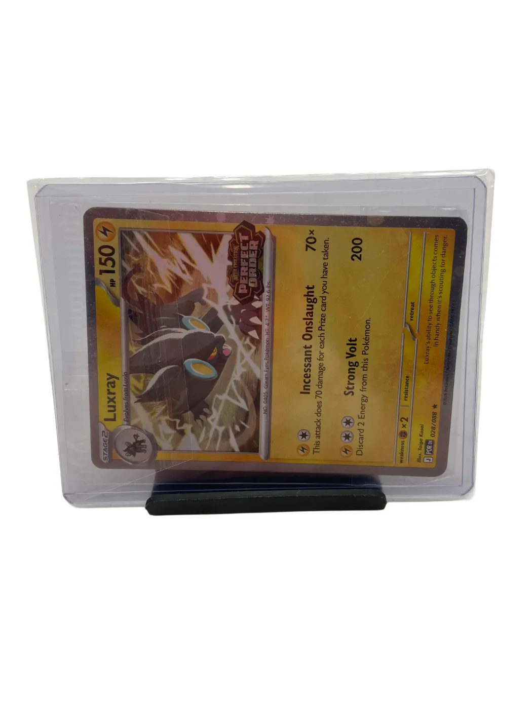 Luxray Pokemon Card Perfect Order 028/088 (WL 1428300)