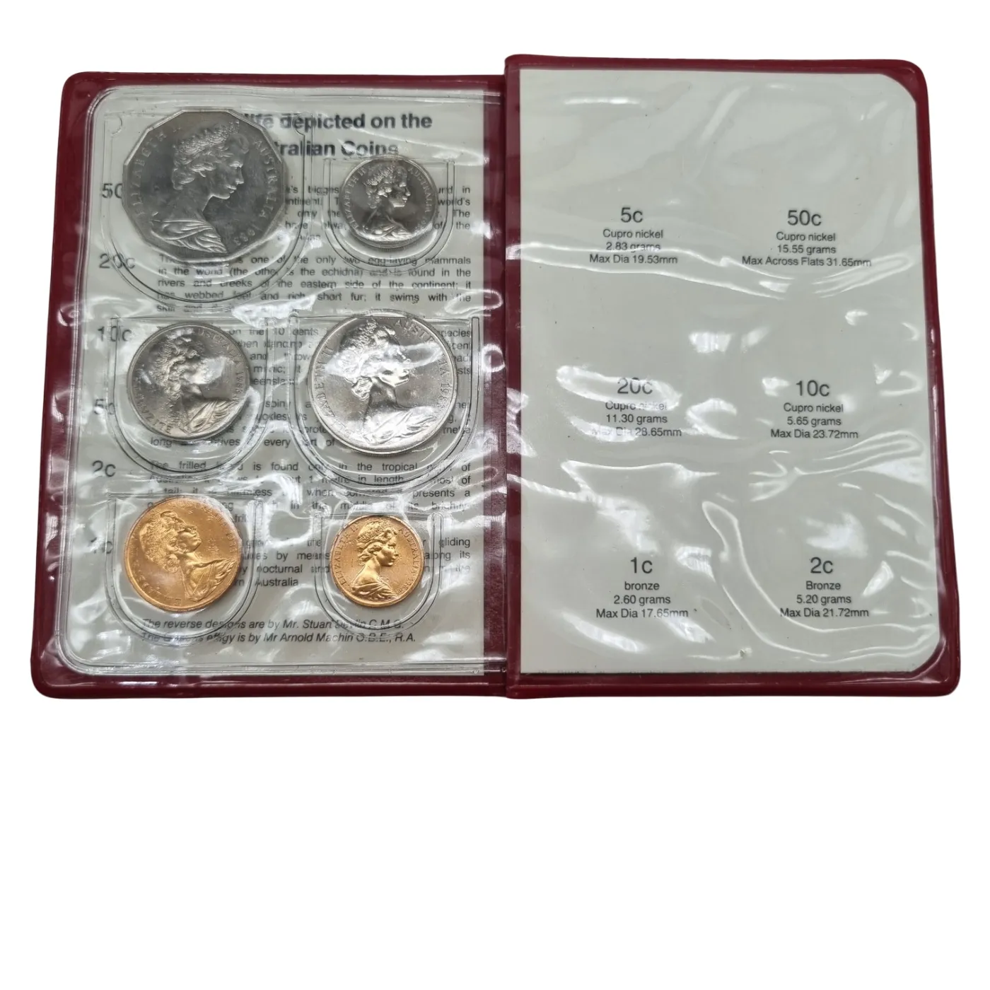 Royal Australian Mint 1983 Wildlife Depict Coin Set (WR 1397430)