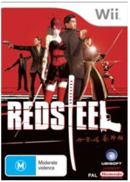 Red Steel Wii Game Acceptable Without Manual In EB Games Aftermarket Case
