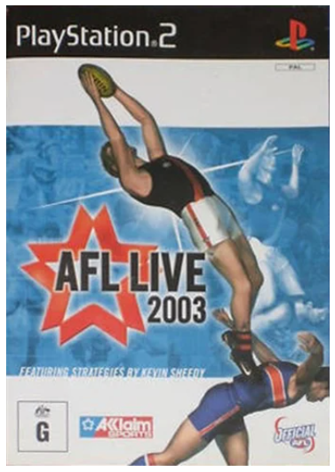 Playstation 2 AFL Live 2003, Good Condition, With Case & Manual