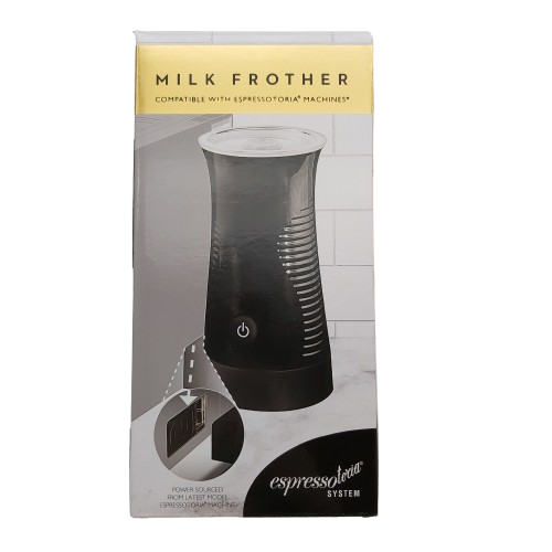 ESPRESSOTORIA MILK FROTHER BLACK LIKE NEW IN BOX