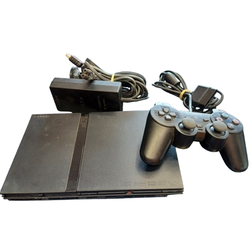 PlayStation 2 Slim SCPH-79002 With Controllers