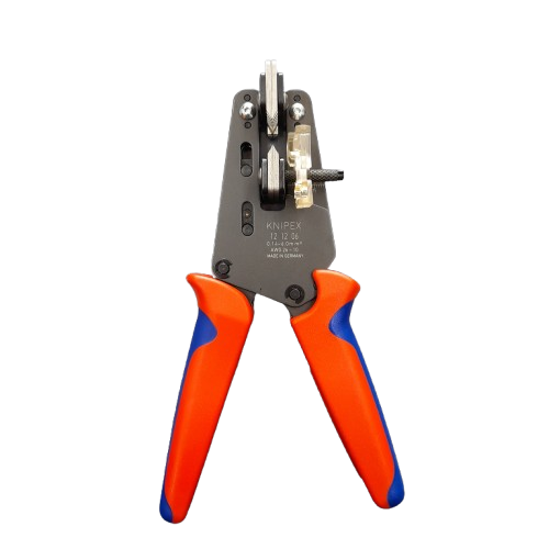 Knipex 12 12 06 Series Precision Insulation Stripper, 0.14mm Min, 6.0mm Max, 195 mm Overall (JN)