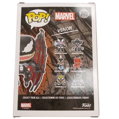 Funko POP! Vinyl Marvel Venom Series #749 Venom Ltd Ed. Glow Chase, Excellent Condition With Box