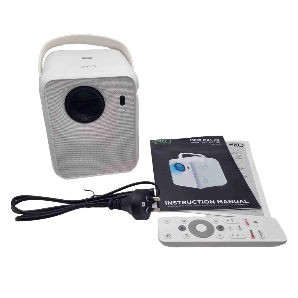EKO 1080P Full HD Smart Projector White In Box (WR 1430619)