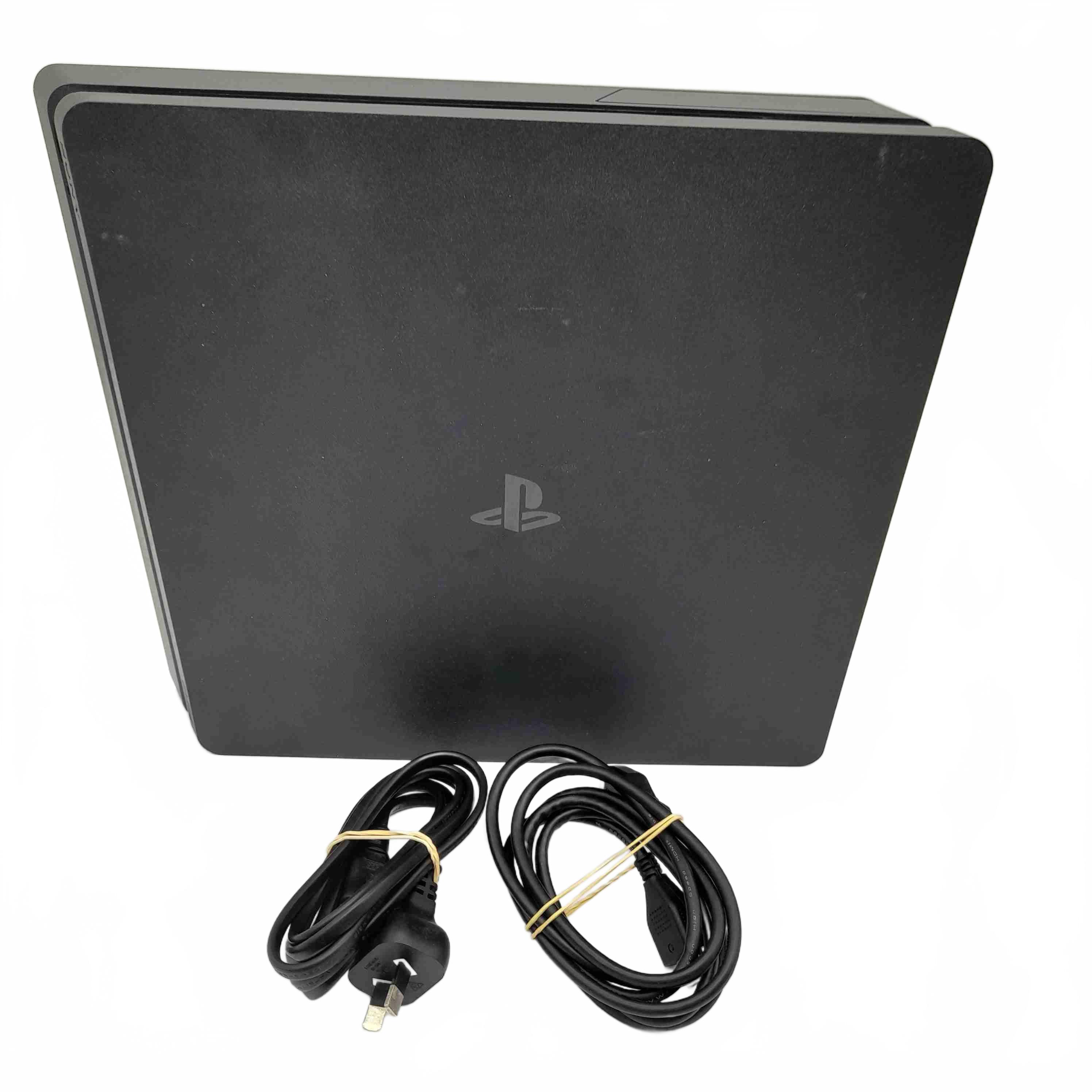 Sony PlayStation 4 Slim Console 1TB CUH-2202B Black With Leads No Controller Good Working Condition (WL1434709)