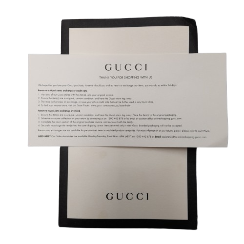 Gucci GG Black Small Messenger Bag- With Certificate or Authentification (LN) 1342747