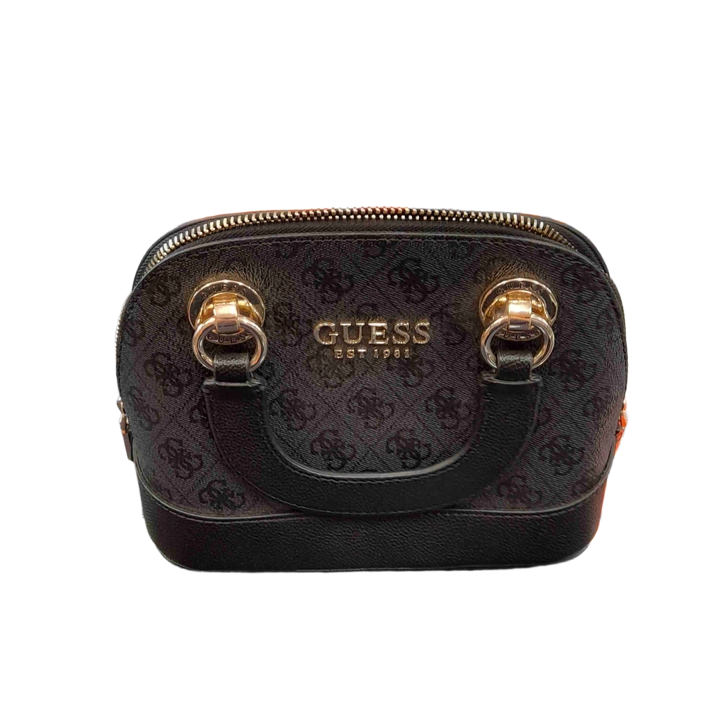 Guess Cathleen II Dome Handbag Coal (GE)