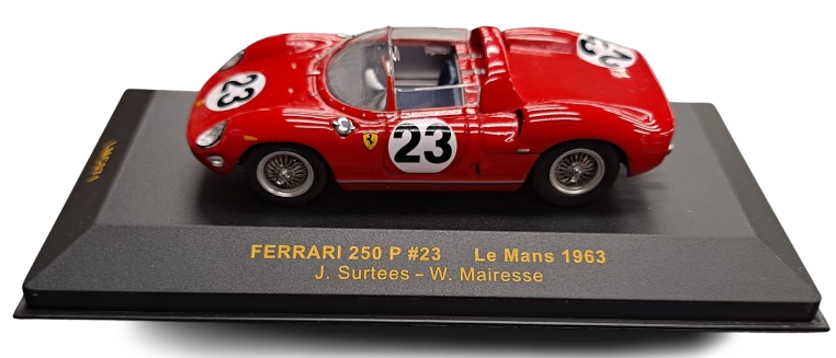 IXO Models Ferrari 250 P #23 Collectable Model Car 1:64 Scale with Case