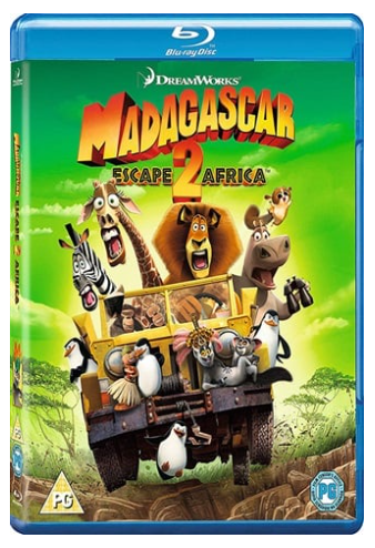 Madagascar Escape 2 Africa Blu Ray Good Condition