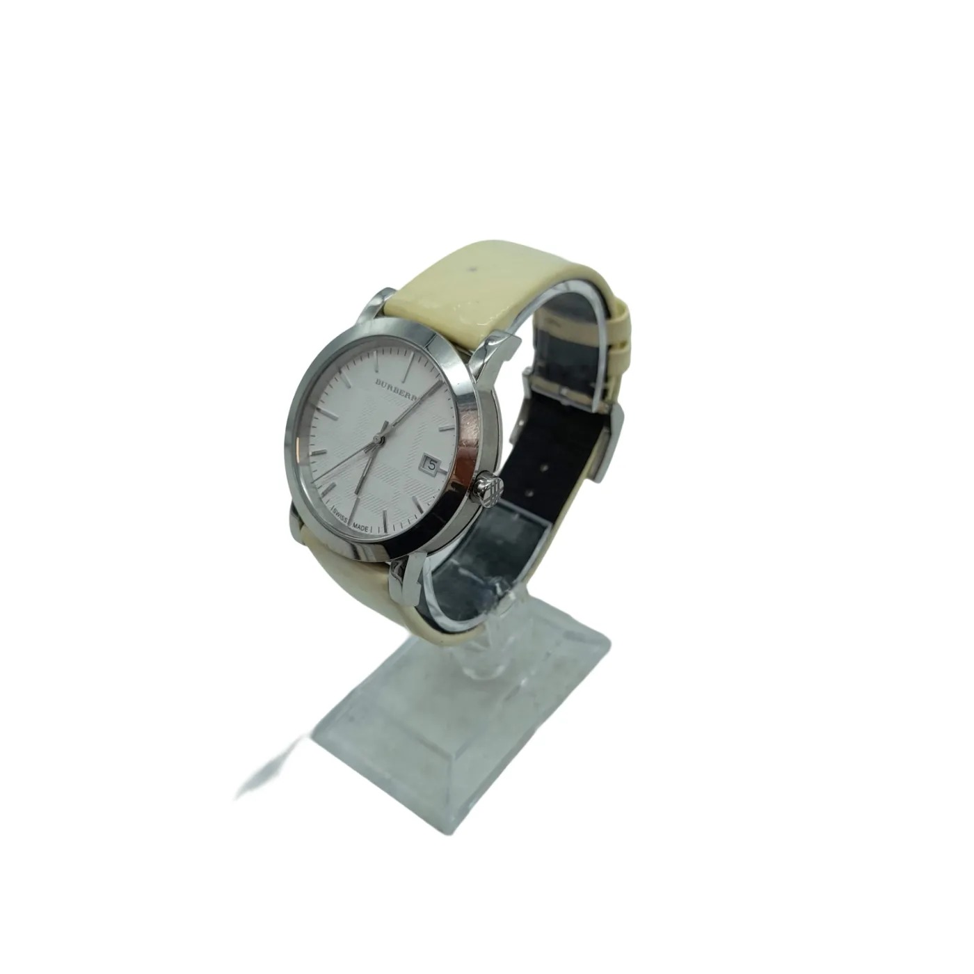 Burberry Heritage Watch BU1796 38mm White Leather Strap (WL 1409577)
